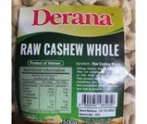 Derana Raw Cashew Whole 1kg