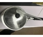 Hopper pan with Black Handle Small 15cm