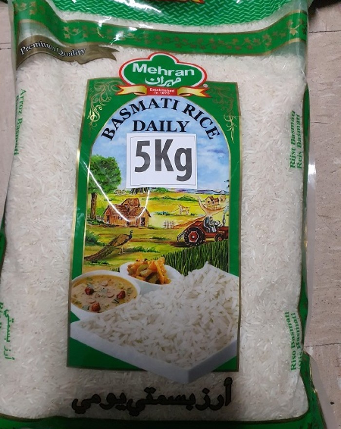 Mehran Daily Basmati Rice 5kg | Elephant House
